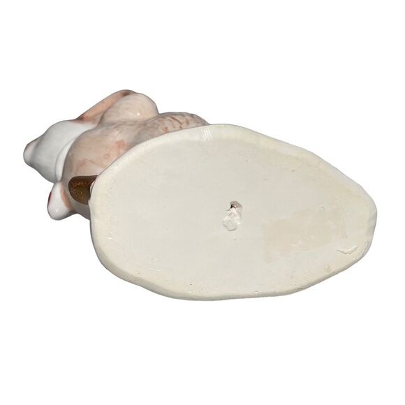 Mouse Mice in Santa Hat Ice Skating Ceramic & Porcelain Figurine Christmas Decor - Picture 6 of 10